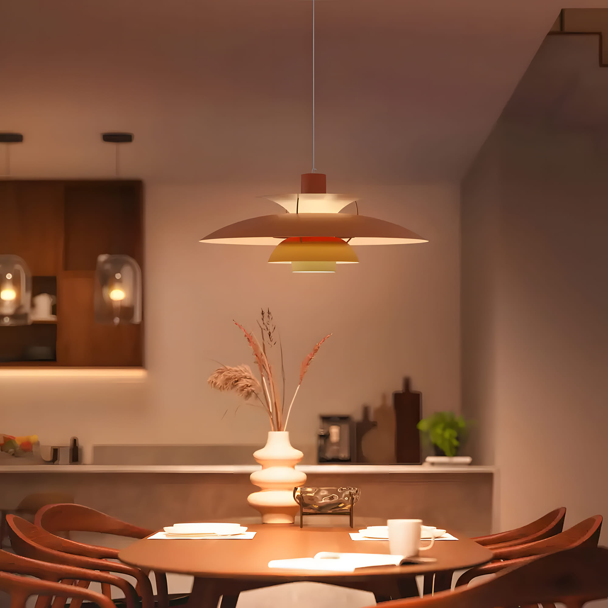 Pendant lamp video background