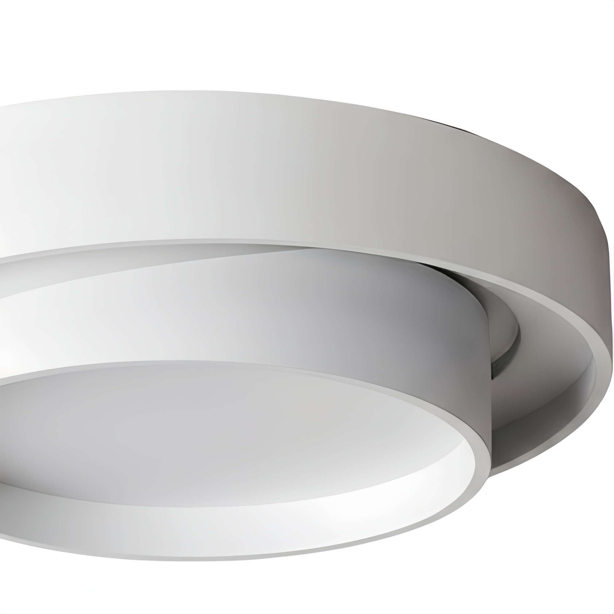 Close-up of the overlapping circular structure