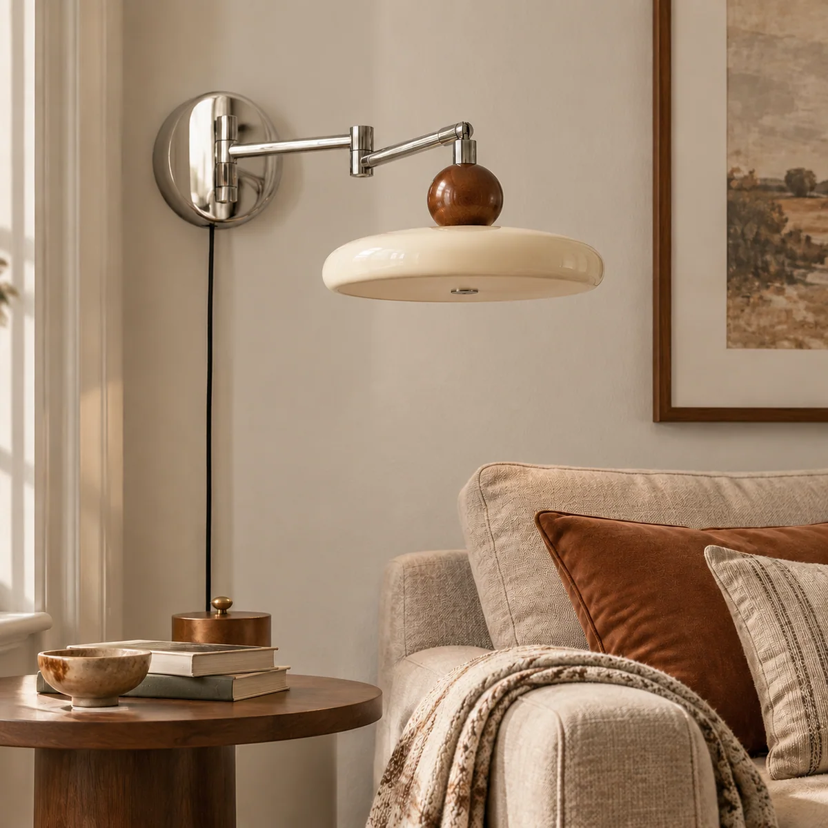 The same Drummond wall light switched off