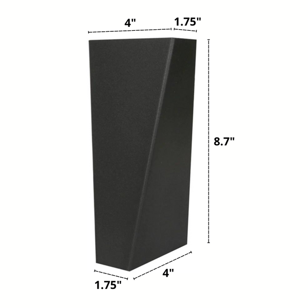 Modern Geometric Wall Light Dimensions