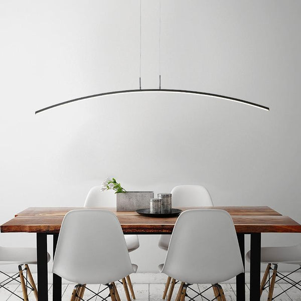 Lights of Scandinavia – Horizon – Moderne LED-Pendelleuchten mit Fernbedienung für Arbeitszimmer, Küche, Esszimmer, Wohnzimmer, Kabelaufhängung, Glanz-Innenlampen, Eingang AC90–260 V. 1. Kaltweiß/Warmweiß – keine Fernbedienung, nur eine Farbe. 2. Helligkeit dimmbar – --- Mit Fernbedienung (Sie kann die Lichtfarbe von kühlem Weiß auf warmes Weiß einstellen und die Helligkeit von schwach auf stark einstellen) 3. Spannung: 110 V/120 V/130 V/220 V/230 V/240 V Alle können verwendet werden 4. Größe: 120 cm, 24 W. 5. Fernbedienung bedeutet Helligkeit + Farbtemperatur. 6. Lichtquelle im Lieferumfang enthalten oder nicht: Ja, kühles Weiß, keine Fernbedienung: nur eine Farbe (6000 K–6500 K), keine Fernbedienung, warmes Weiß, keine Fernbedienung: nur eine Farbe (3000 K–3500 K). Keine Fernbedienung. Helligkeitsdimmung: Kaltweiß, Naturweiß, Warmweiß. Fügen Sie eine Fernbedienung hinzu