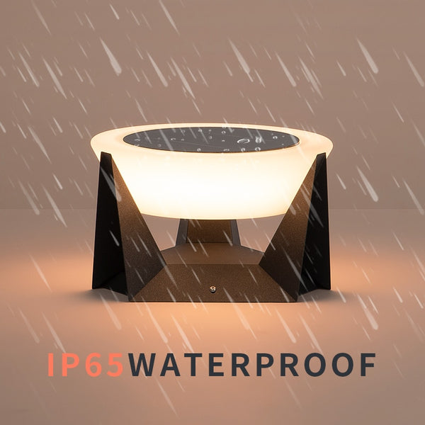 Zenduce - Tesla - Tesla - IP65 Wasserdichte solarbetriebene Landschaftsleuchte für den Außenbereich. Warmes Licht (3000 K) LED mit >30.000 Stunden Lebensdauer. Kommt mit Fernbedienung. Einfach zu installieren und zu warten. Perfekt, um Stimmung in einem Garten zu schaffen oder als Dekoration am Pool, an Toren usw.