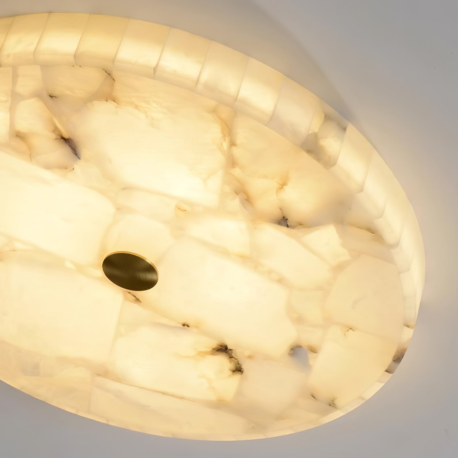 Natural alabaster surface