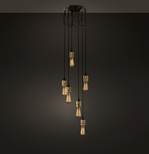 6 head Hooked chandelier