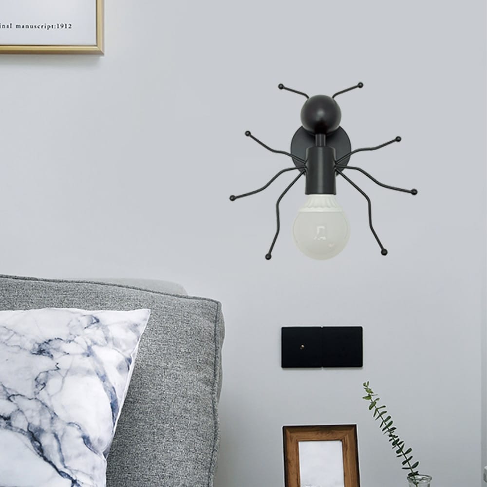 Lampes de fourmis de robot en métal de minimalisme créatif moderne pour des enfants