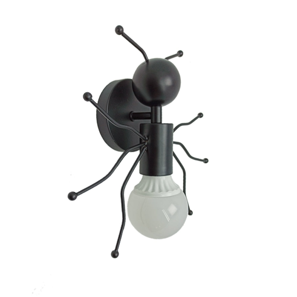 Lampes de fourmis de robot en métal de minimalisme créatif moderne pour des enfants
