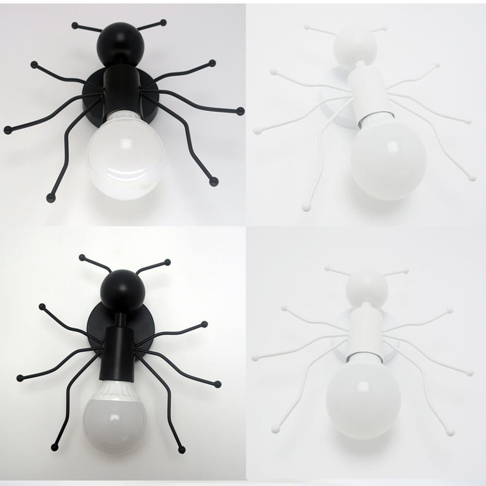 Lampes de fourmis de robot en métal de minimalisme créatif moderne pour des enfants