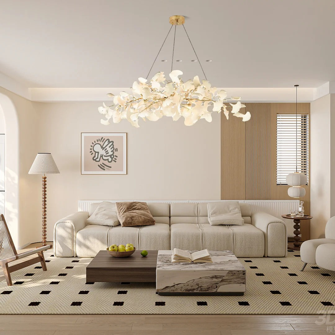 Aurelia Modern Organic Ginkgo Chandelier scene2.webp__PID:cd46ce8e-51ee-4555-8ded-f7ff202fea12
