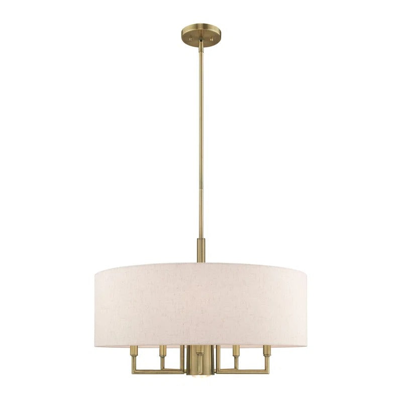 Lampadario a tamburo in tessuto a 6 luci Leif Contemporary sku1.webp__PID:a6284cb3-5929-46c8-b93c-3f83e0f094d3