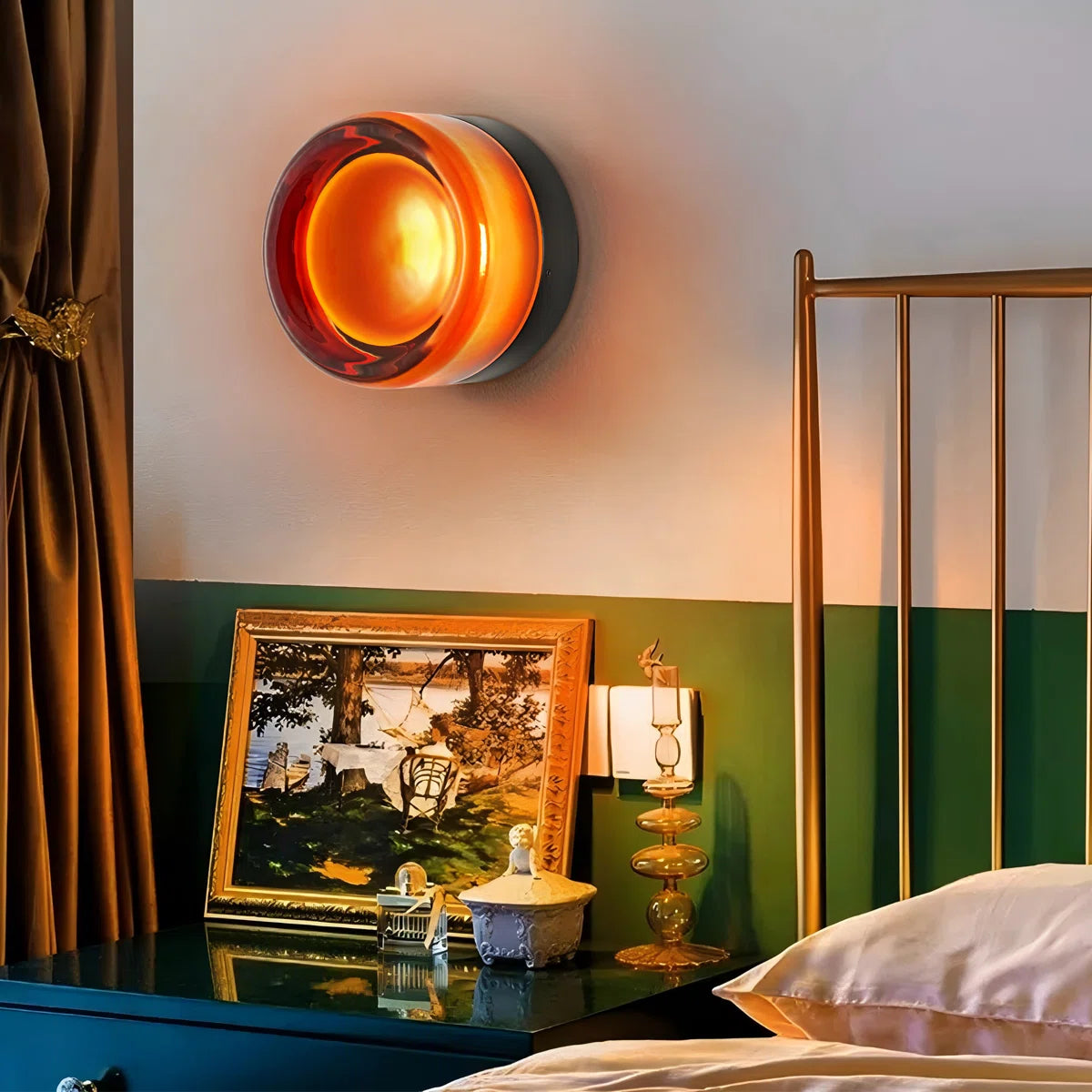 Souta moderne koepelvormige dimbare LED-wandlamp met glazen dimple (22)1.webp__PID:6026cb8b-b583-4e7a-a065-35ee31e70b62