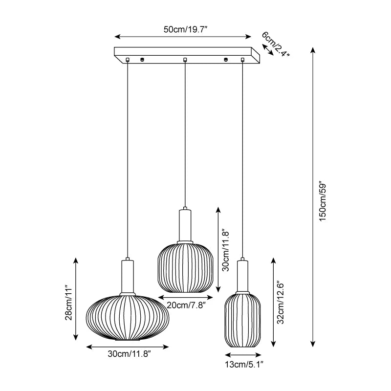 Scylla Modern Creative Ribbed Glass Pendant Light (4).webp__PID:2ab94713-a968-4589-9de8-e89352e25598