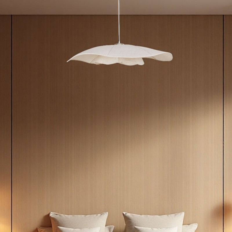 Elunira Minimalistische Pendelleuchte aus weißem Leinen.webp__PID:226f963c-321c-4631-abaf-63a10e6ccf70