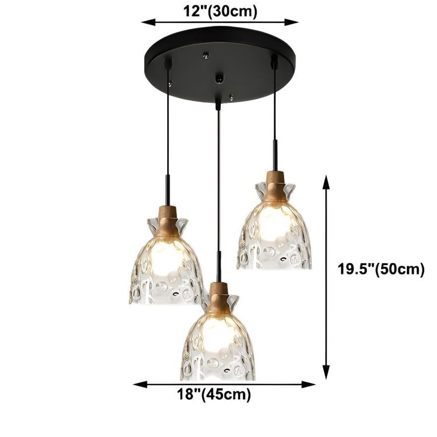 Freequana Rustikale Pendelleuchte aus geriffeltem Glas size3.jpg__PID:ee033336-70ae-424c-bb86-b942bfc5e8bc