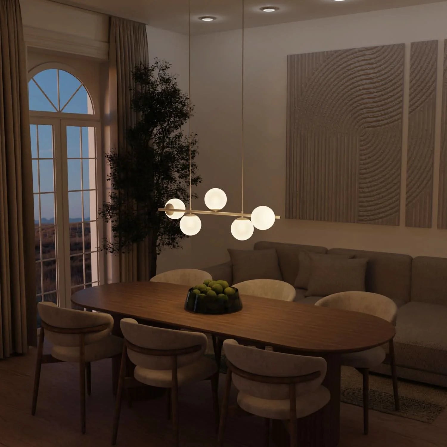 Norithra Moderne Glaskugel-Pendelleuchte-场景图-6.webp__PID:c73e7044-1f54-4b2a-bfe3-7adea23fee0a