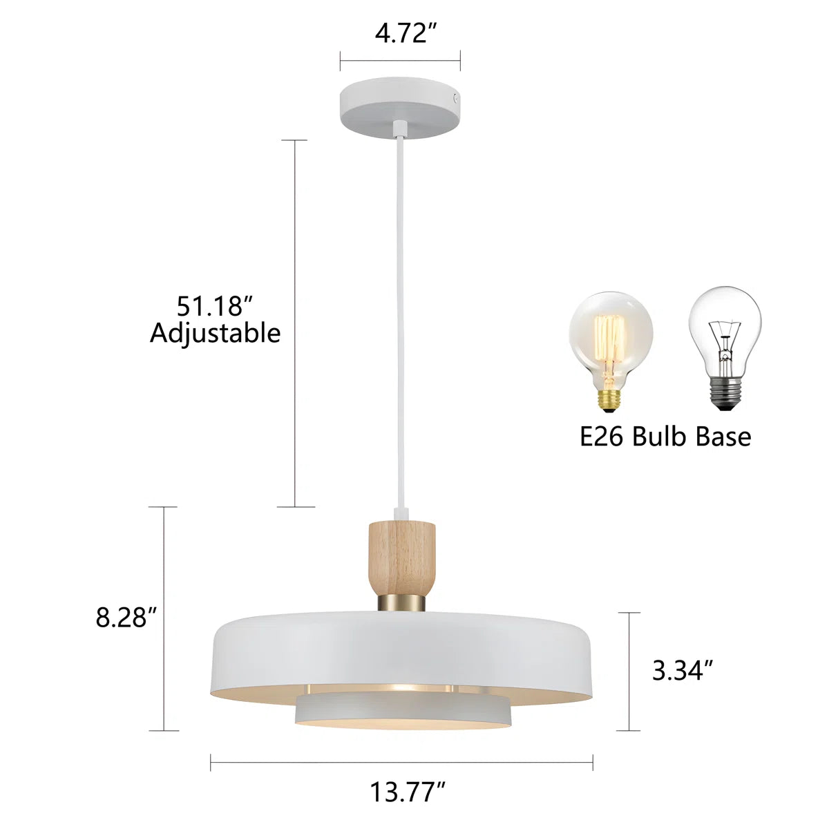 Solène Minimalistische Kuppel-Pendelleuchte aus vernickeltem Glas