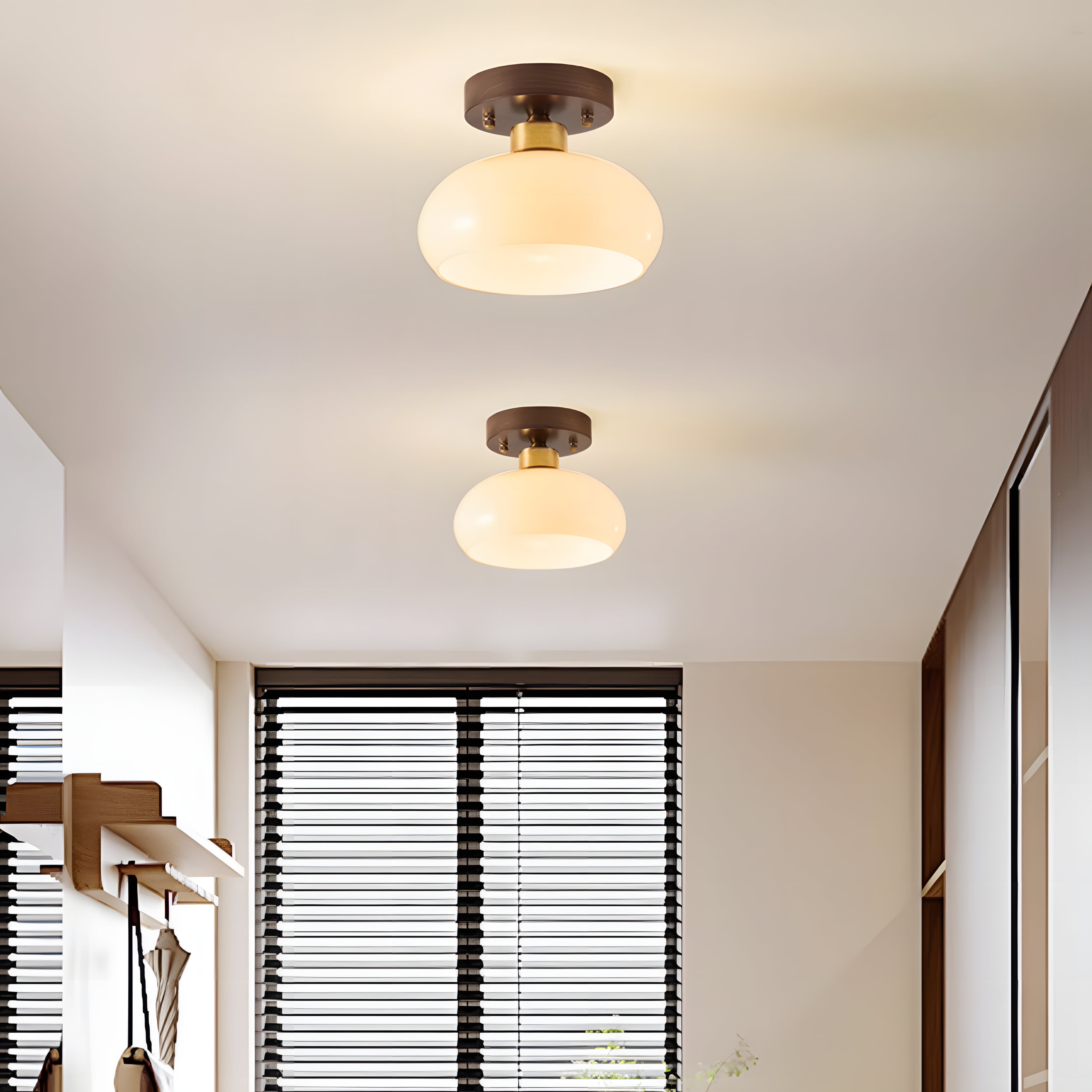 Lampada da soffitto in vetro a cupola bassa minimalista Otis 5.webp__PID:79ae56ff-c3bd-4589-88db-4644b35d89b8