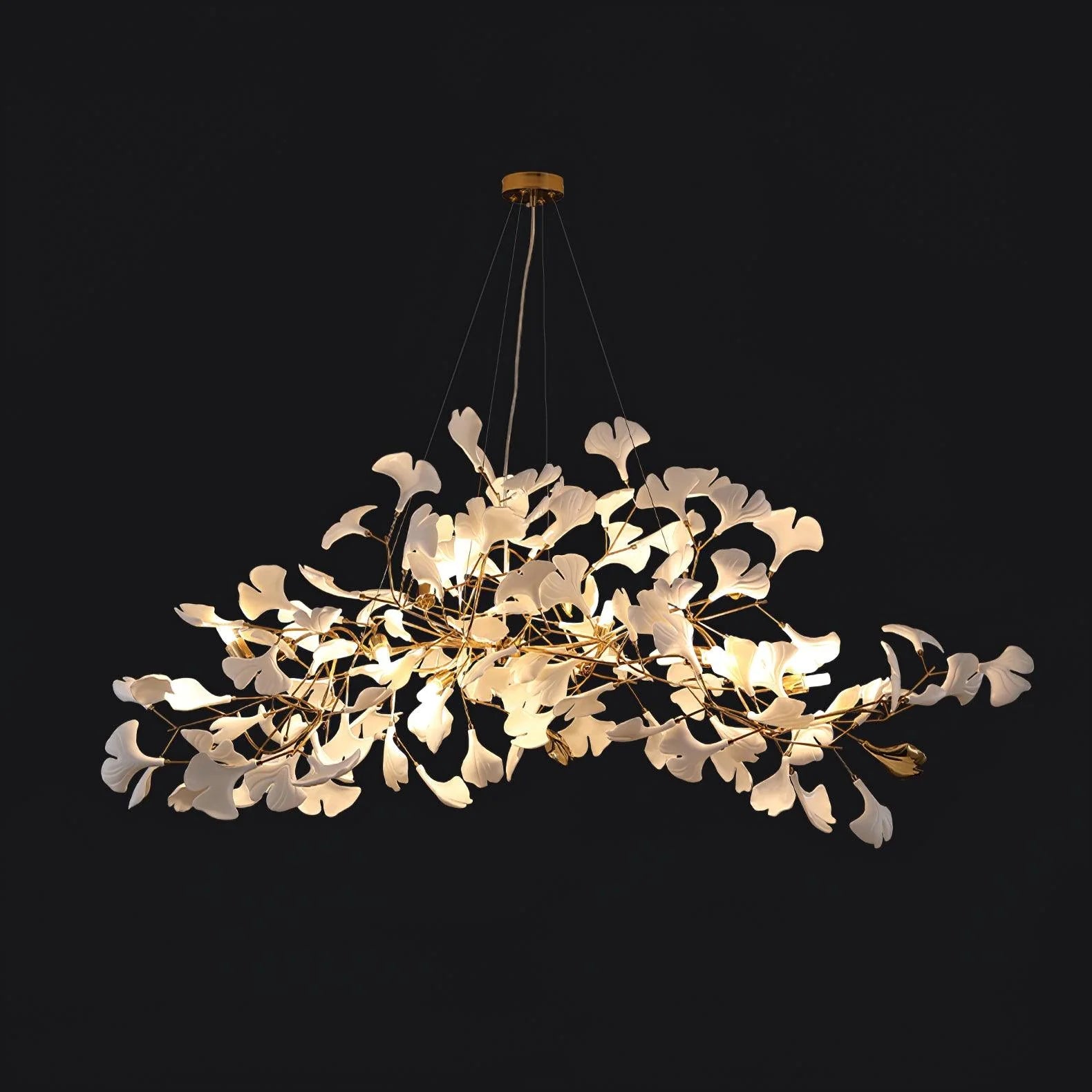 Aurelia Modern Organic Ginkgo Chandelier detail3.webp__PID:f904accd-46ce-4e51-aee5-554dedf7ff20