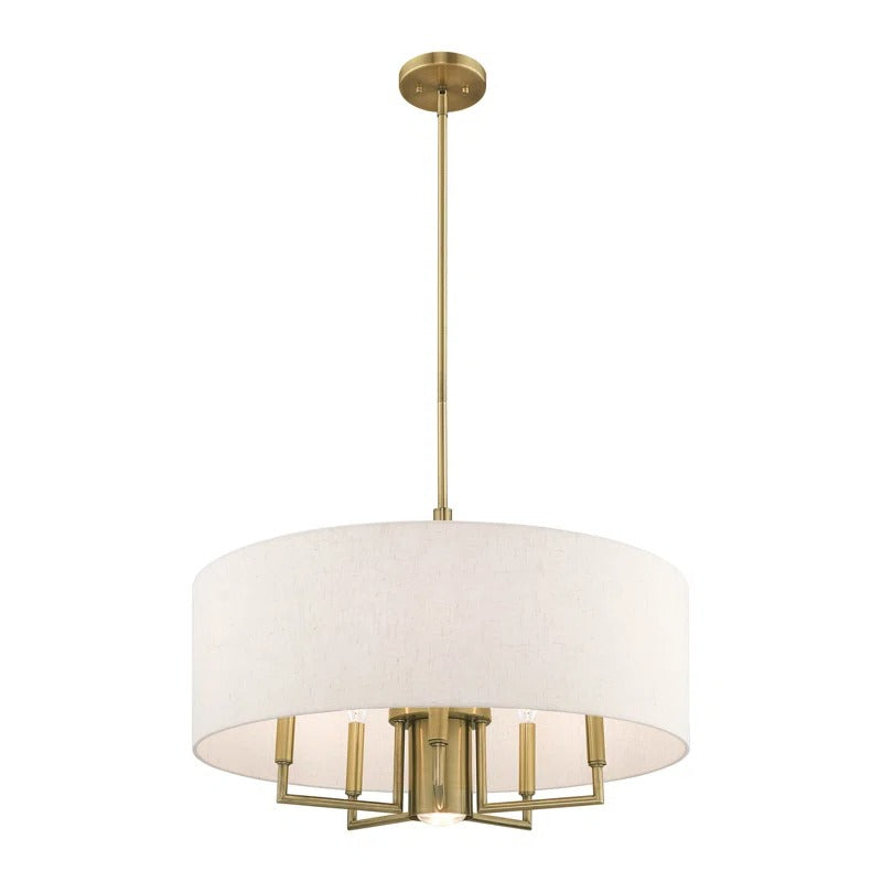Lampadario a tamburo in tessuto a 6 luci Leif Contemporary detail3.webp__PID:89c53b95-44b0-4b88-a694-12483a243126