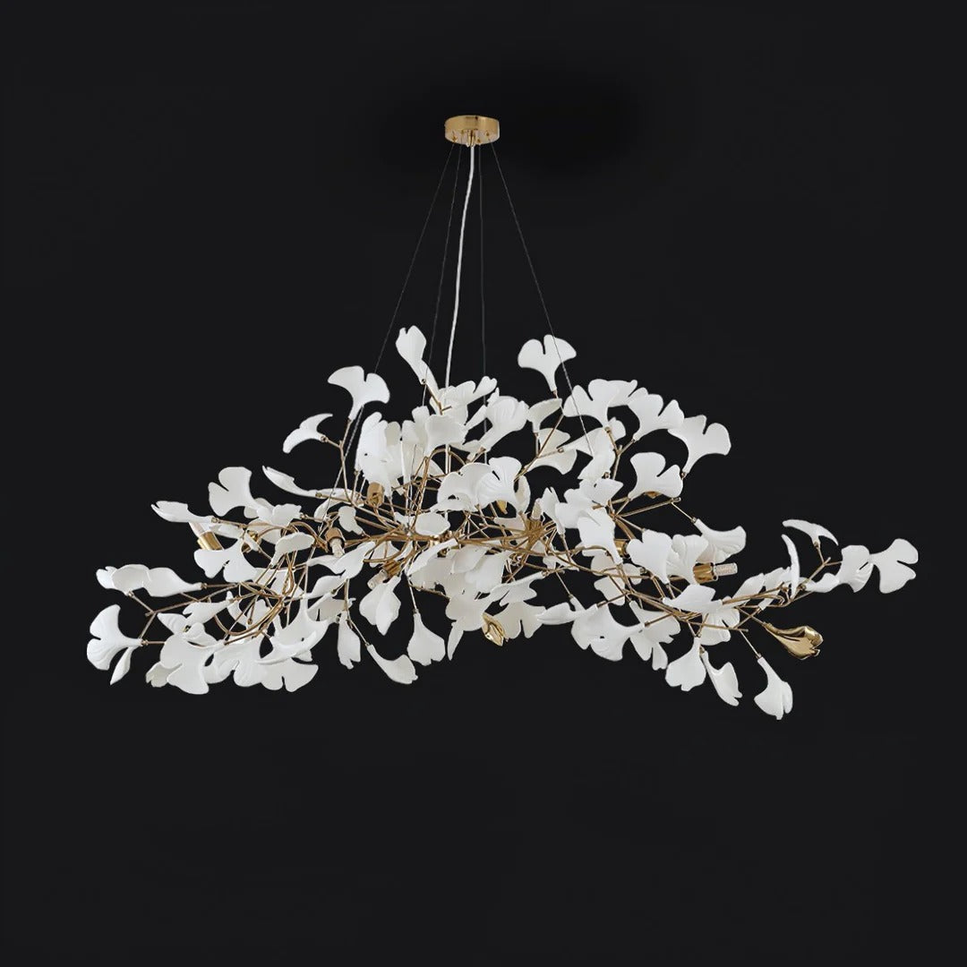 Aurelia Modern Organic Ginkgo Chandelier detail4.webp__PID:04accd46-ce8e-41ee-a555-4dedf7ff202f