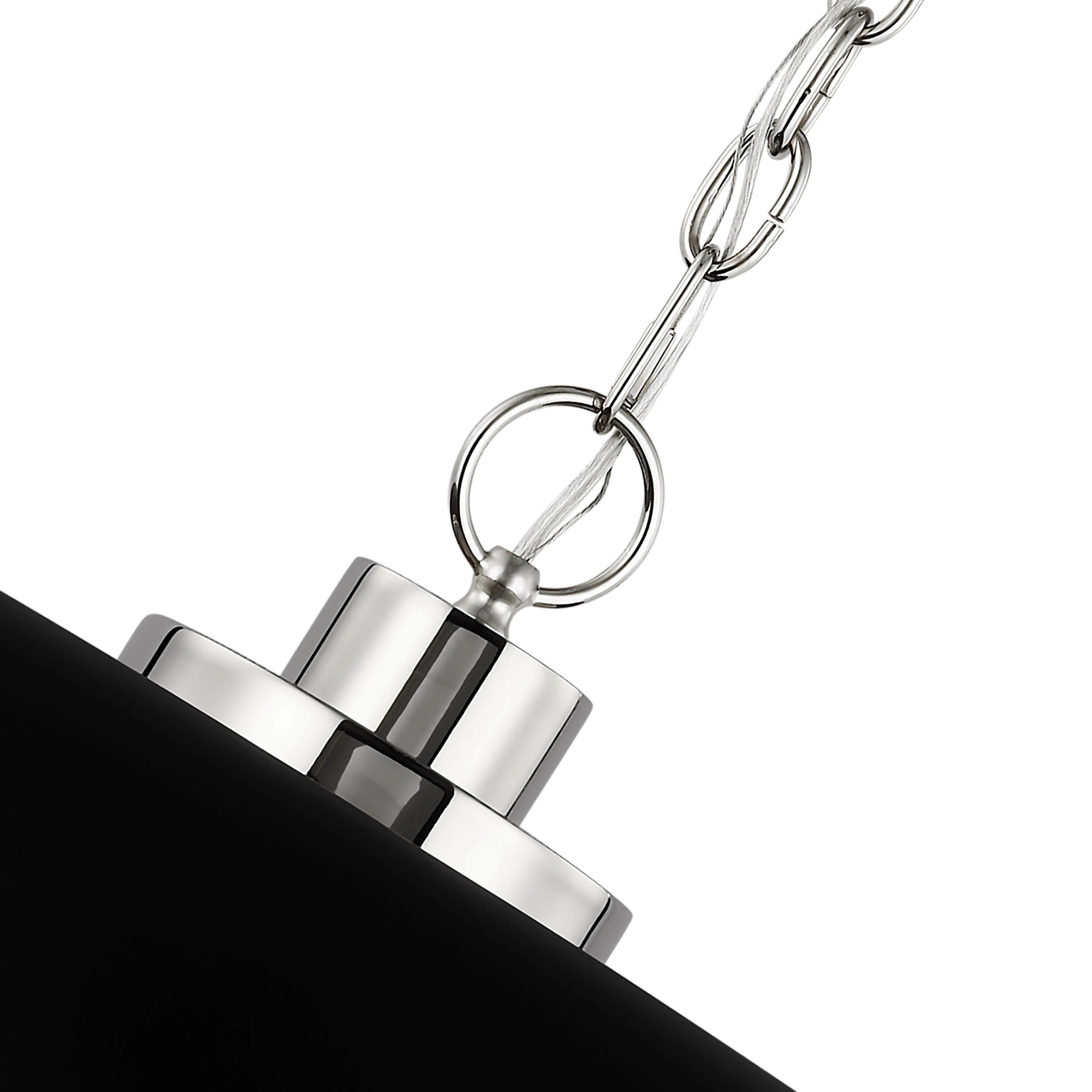 Briony Modern Lampada a sospensione a cupola in metallo bianco Detail3.webp__PID:0d1a15a5-d1d8-4811-b762-0b073197afc6