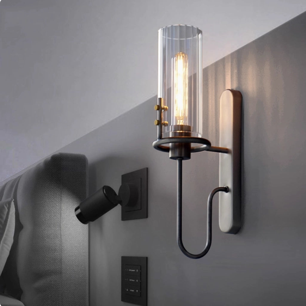 Kyrin Retro Luxe Cilinder Glazen Wandlamp-2.webp__PID:6d6f854f-9c37-4f82-9fc7-4bd831c18458