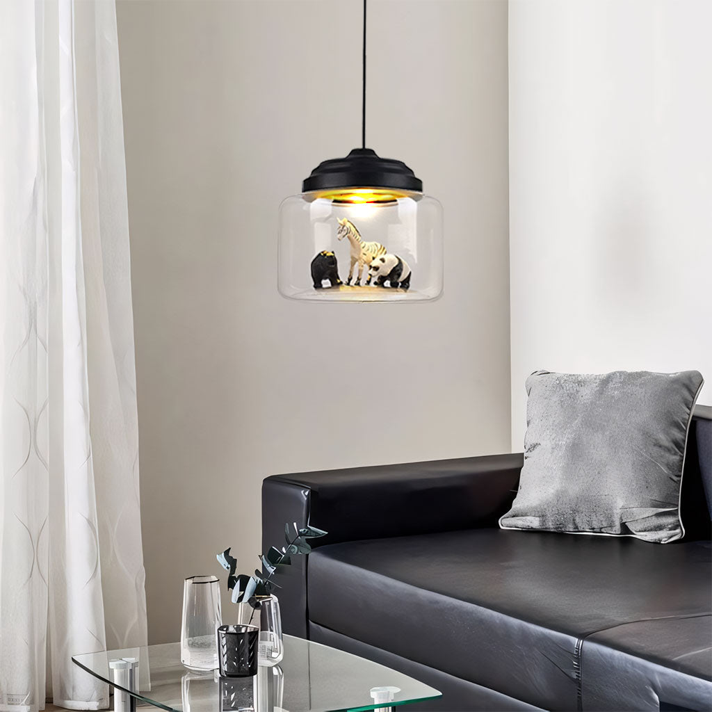 Calliope Zoo Glass Pendant Light-black-3.jpg__PID:a4bbd71a-7370-4745-a963-bbcc3018cca2