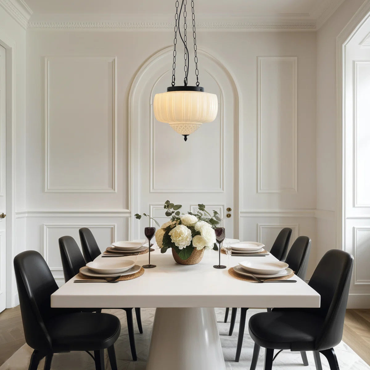 Triton Mid-Century Modern Milchglas Pendelleuchte (5).webp__PID:cd1e7b4b-77f6-4276-b3de-0367409529de