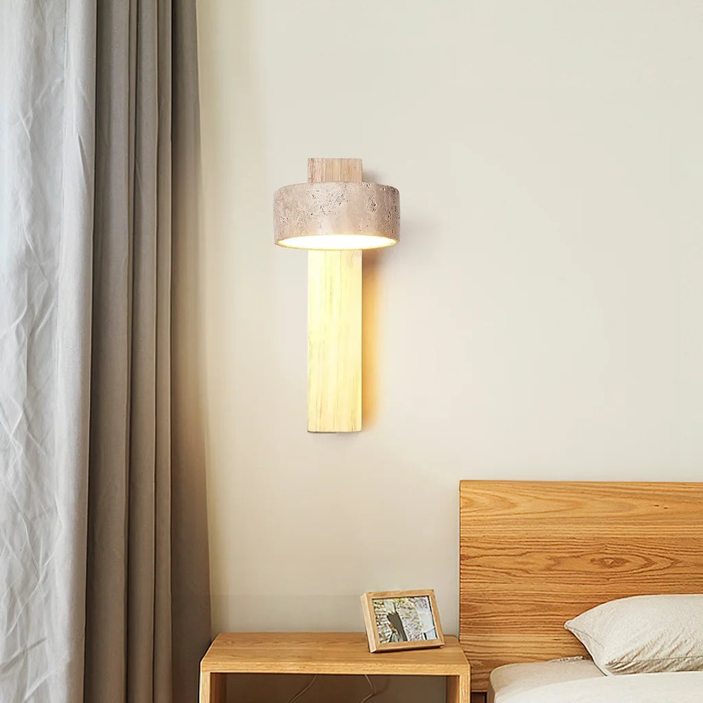 Thales Travertine Rotatable Wall Lamp scene4.webp__PID:a09915fb-6f7d-4793-96c0-80ea656cdb1c