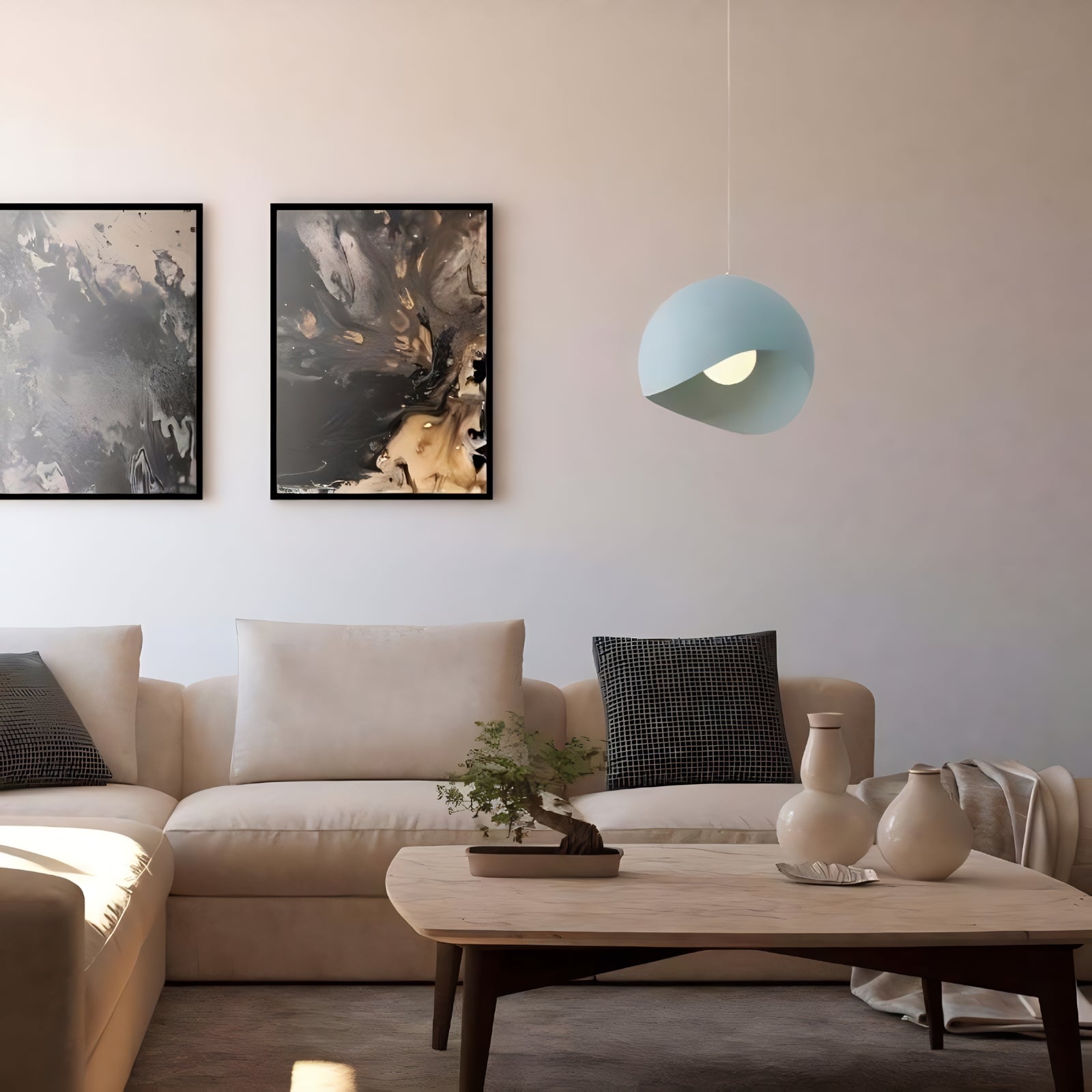 Noemi Nordic Semi Eggshell Arc Pendant Light-主图.webp__PID:fa537c79-7484-4349-a7f2-424f45e9622b