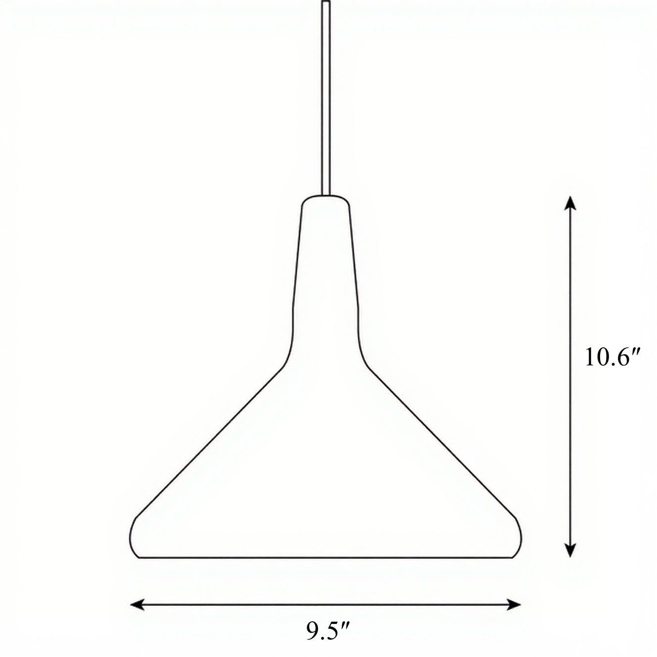 Clymene Modern ConeMetal Shade Pendant Light尺寸图 (2).jpg__PID:b7c5544f-dbb6-41d6-8281-a708185fdb54