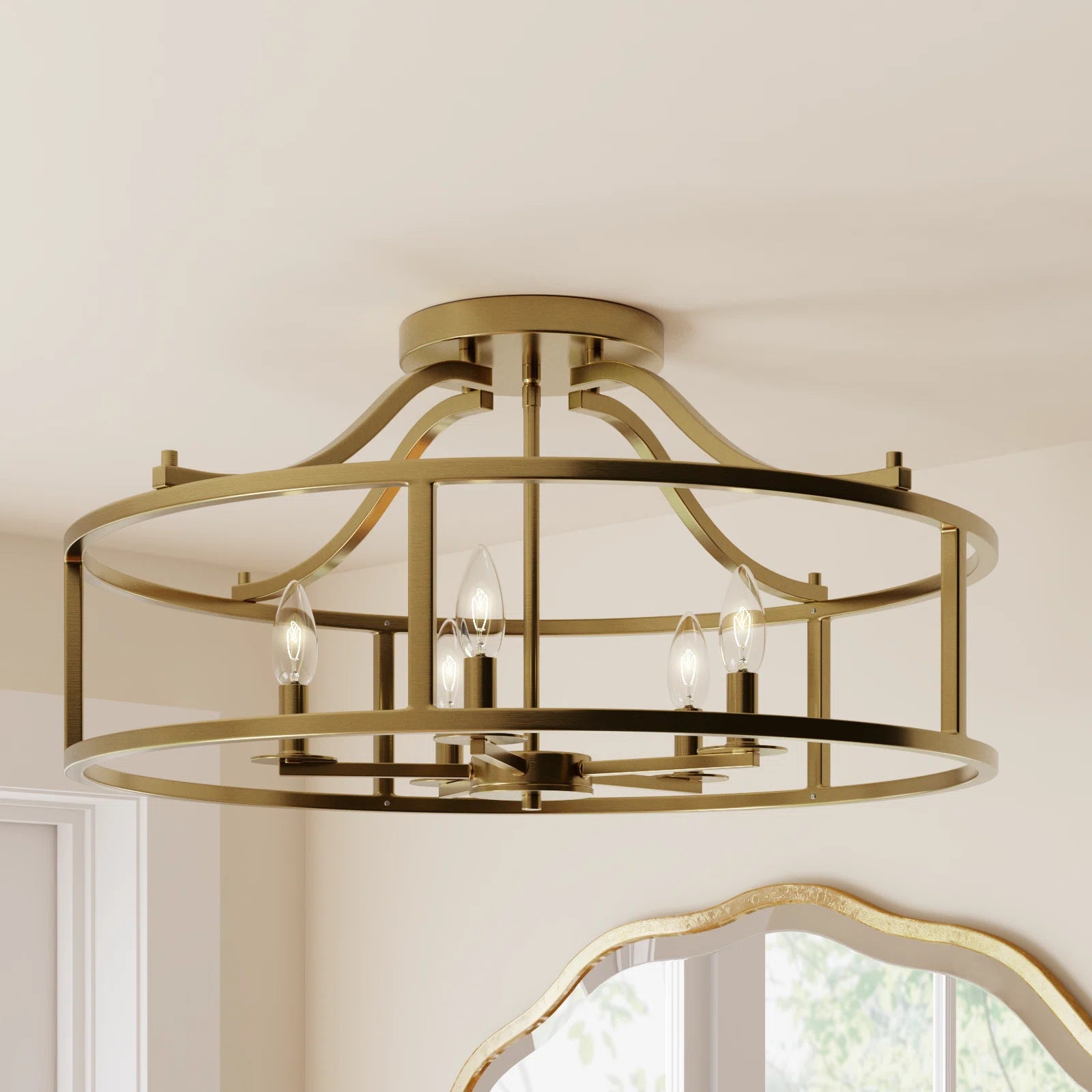 Plafonnier semi-encastré en verre Zinnia Farmhouse Dome (11).webp__PID:42ce9247-9c67-491e-9ace-530f596c34af