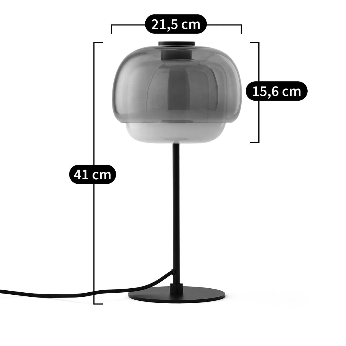 Lampada da tavolo in vetro colorato a doppia cupola moderna retrò Sanae (9).jpg__PID:544608e7-145b-4850-b98a-cde806349c60