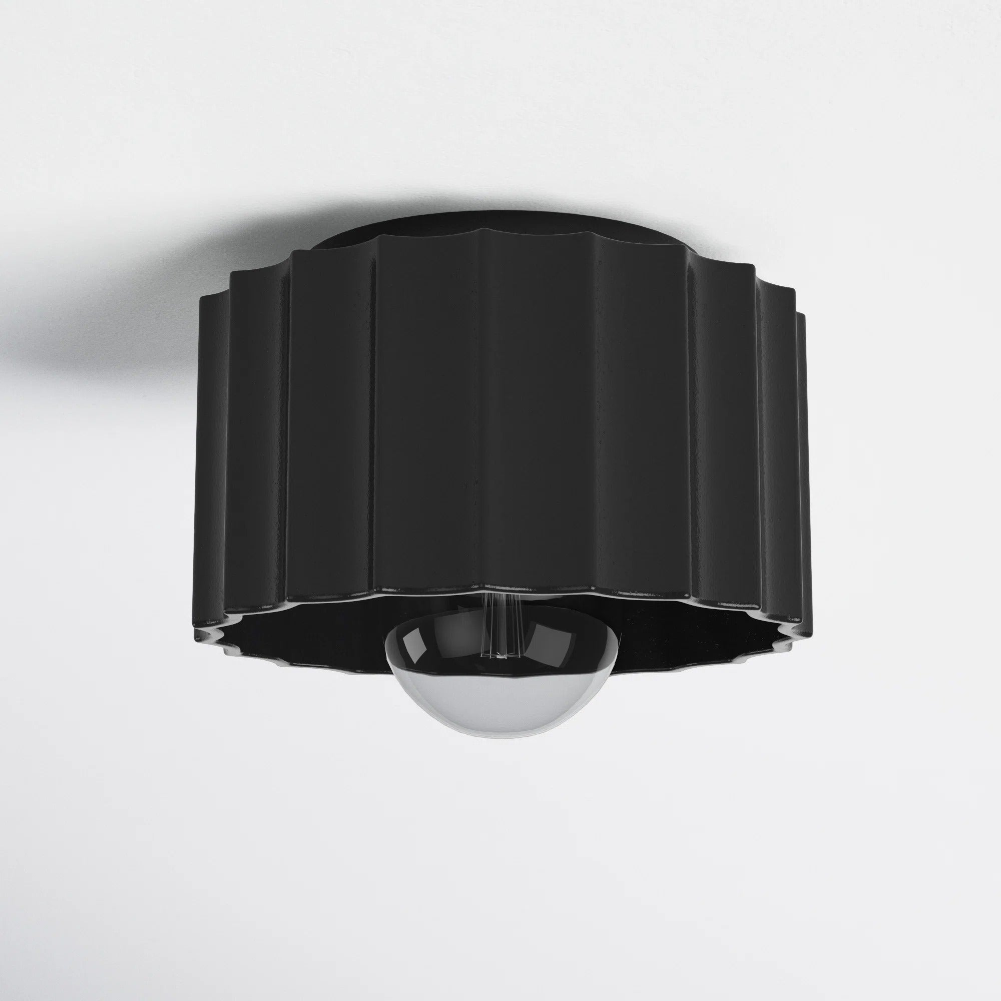 Carbon Matte Black Idris Modern Porcelain Fluted Flush Mount Ceiling Light.webp__PID:156b44ec-744f-449f-8963-55a1f3f1eb1d