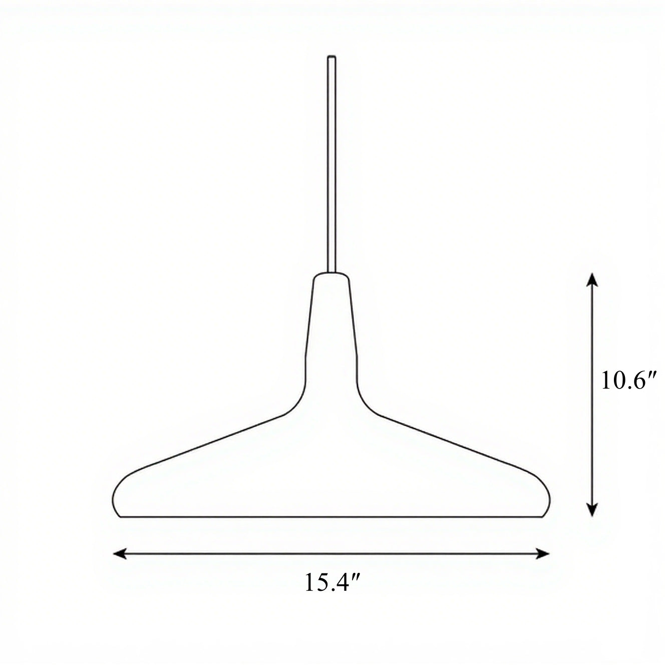 Clymene Modern ConeMetal Shade Pendant Light尺寸图 (1).jpg__PID:48b7c554-4fdb-46c1-9682-81a708185fdb