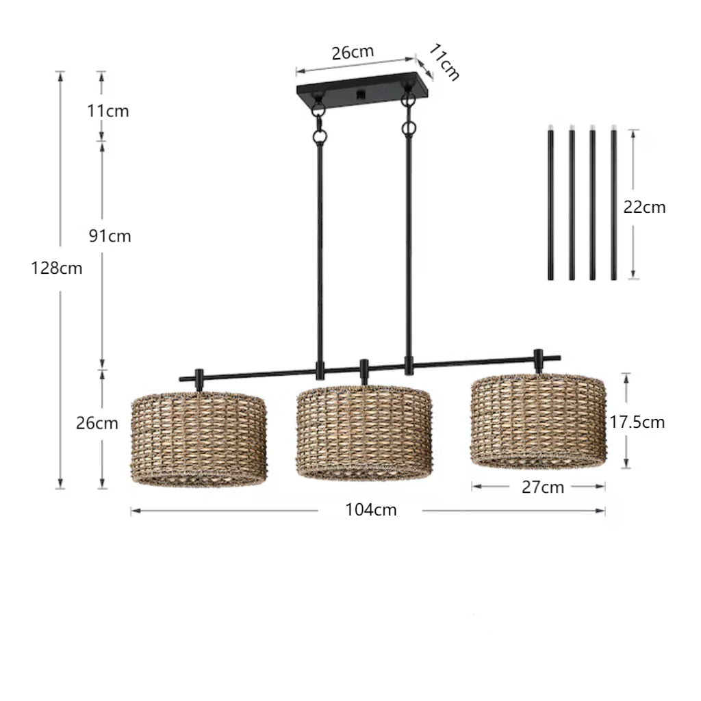 Luminária pendente estilo fazenda com 3 luzes em rattan trançado Sienna size.webp__PID:ba911747-cac2-4dda-bd65-20b602a45ee9
