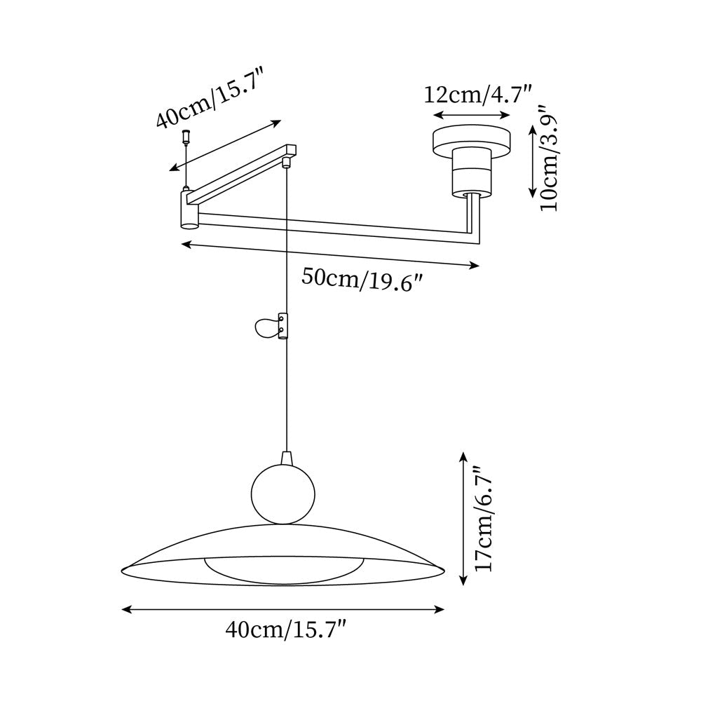 Baldur Nordic Flying Disc Movable Swing Arm Pendant Light-size.webp__PID:becc5e19-d2a4-49bb-818d-481443760949