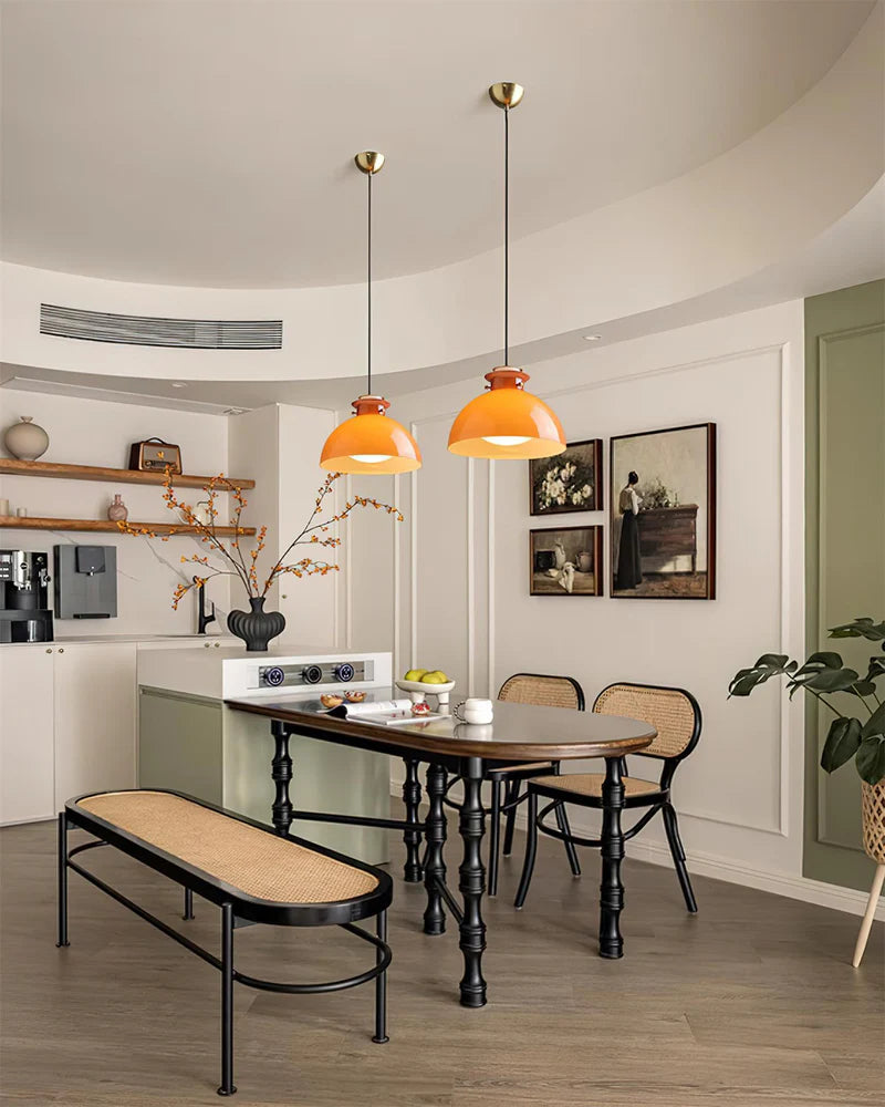 Pontos Contemporary Orange Round Glass Pendant Light (3).webp__PID:a068bcb3-96ff-4c69-8a9e-1af62e450251