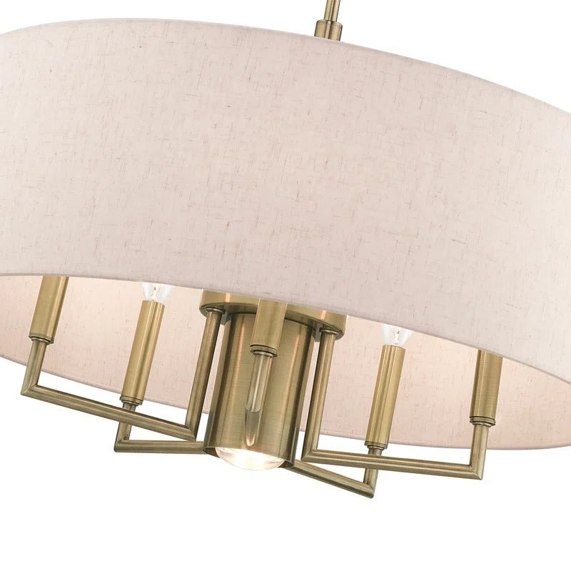 Lampadario a tamburo in tessuto a 6 luci Leif Contemporary detail2.webp__PID:d989c53b-9544-40cb-8866-9412483a2431