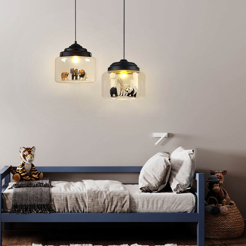 Calliope Zoo Glass Pendant Light-black-2.jpg__PID:1745a963-bbcc-4018-8ca2-3b8f0b48f2a0