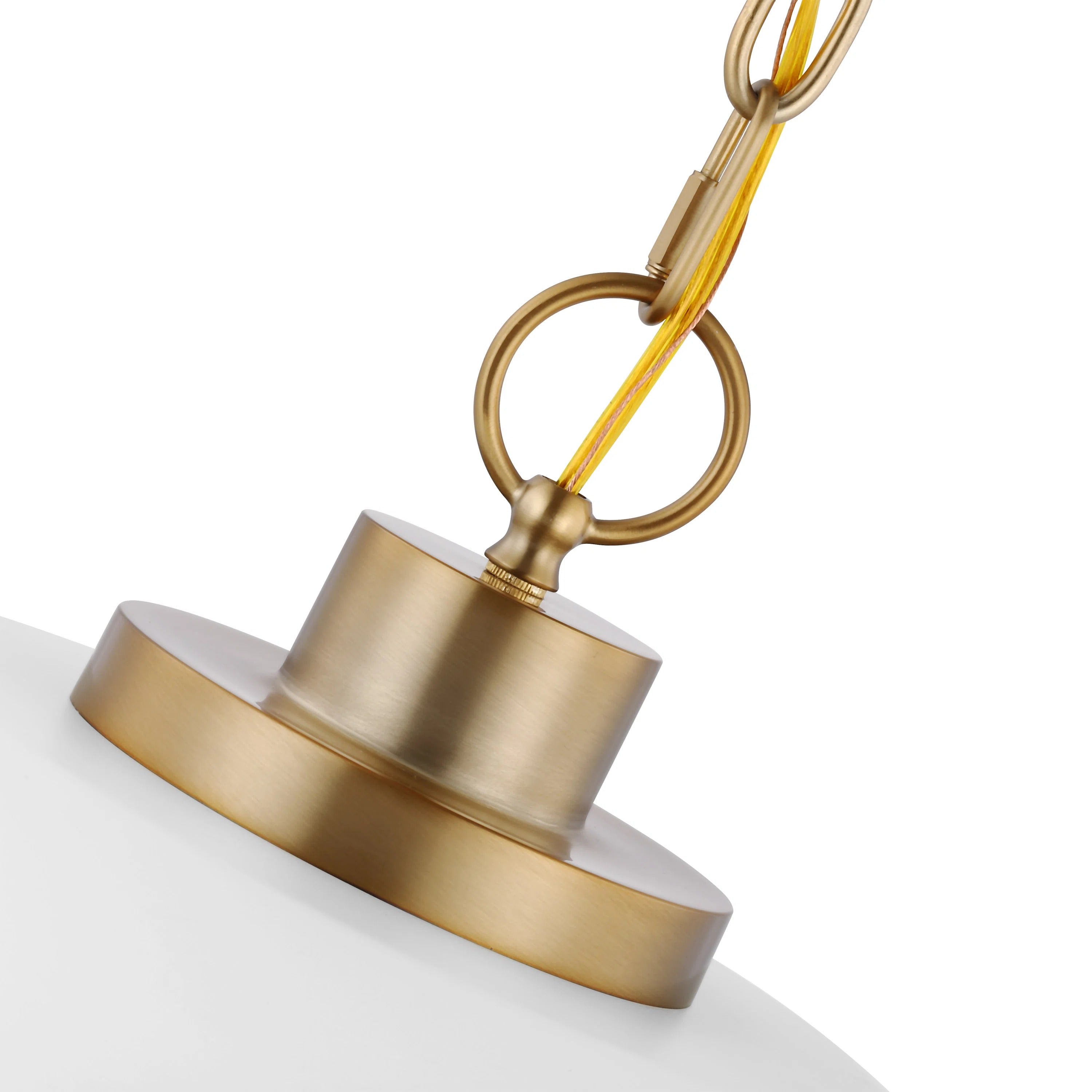 Briony Modern Lampada a sospensione a cupola in metallo bianco Detail1.webp__PID:4a070d1a-15a5-41d8-8811-77620b073197