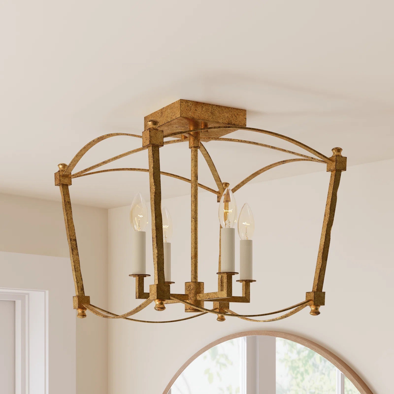 Zinnia Farmhouse Dome Glass Semi-flush Mount Light (11).webp__PID:42ce9247-9c67-491e-9ace-530f596c34af