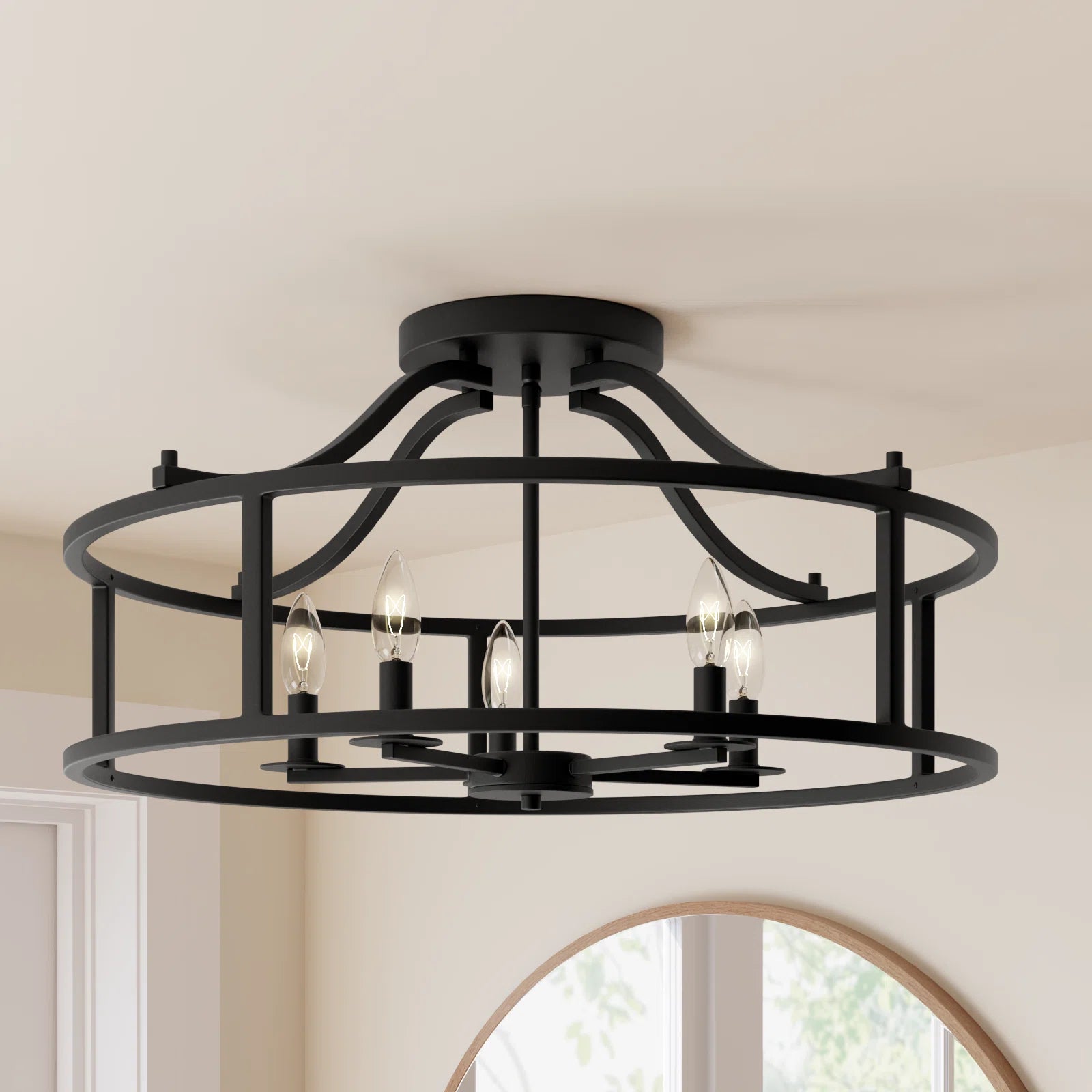 Plafonnier semi-encastré en verre Zinnia Farmhouse (5).webp__PID:06b7e9e0-d509-42ce-9247-9c67b91e9ace