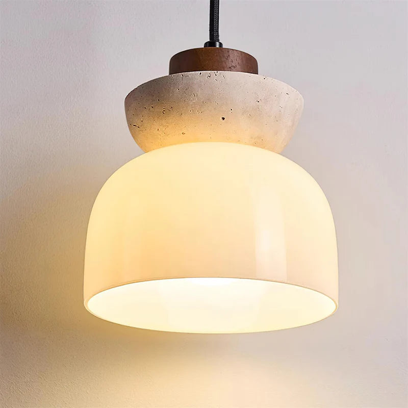 Lampada a sospensione in vetro smerigliato travertino Angelia Wabi-Sabi (12).webp__PID:5b850223-8b1f-49d6-a272-963ec3614dd9