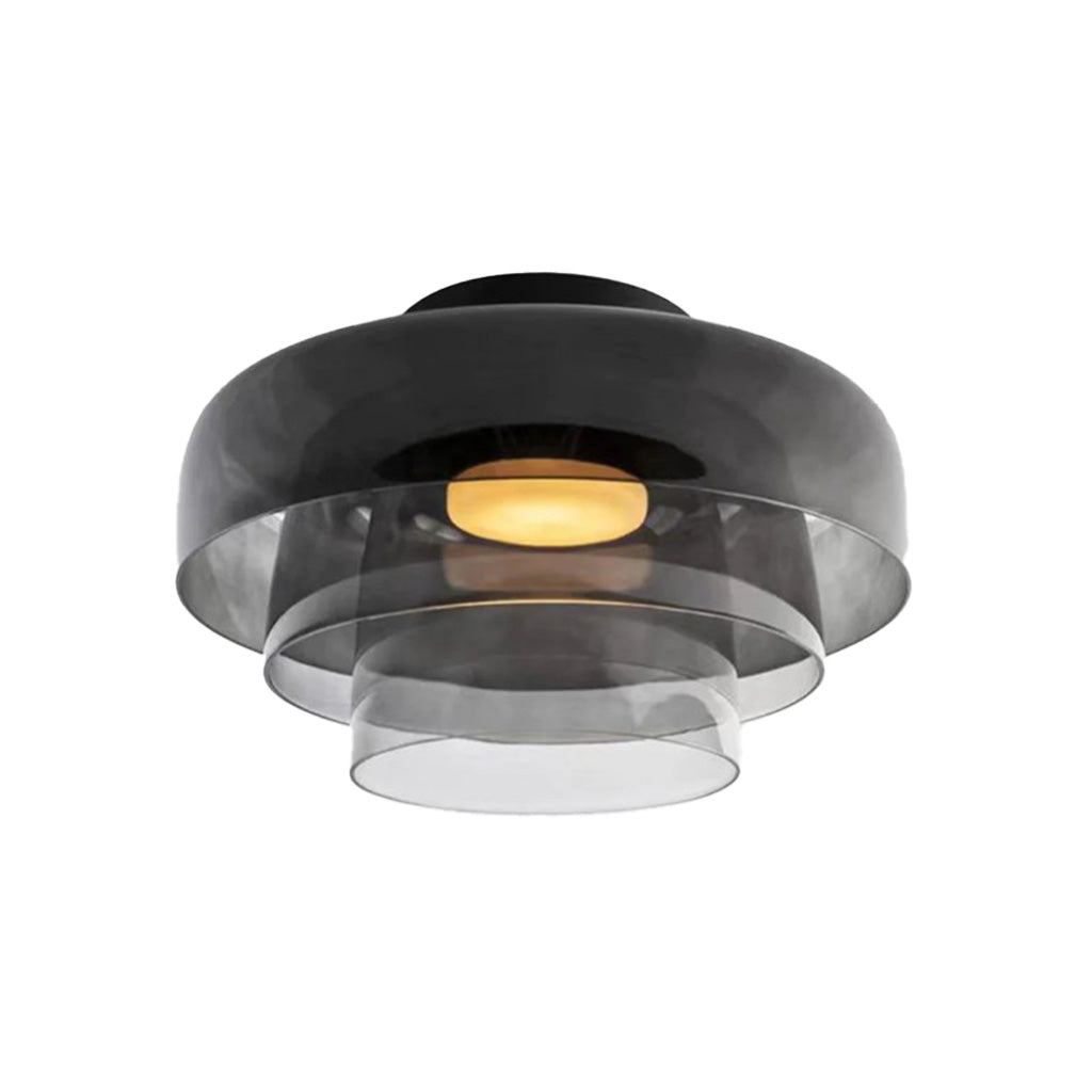 Layer Disc Glas Deckenleuchte dreilagig grau sku.jpg__PID:e8114762-0b79-494f-991c-23233528389a
