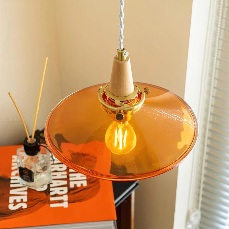 Stilbon Nordic Creative Umbrella Orange Glass Pendant Light (2).webp__PID:d3375691-e01d-4518-97e2-289fdf4354a8
