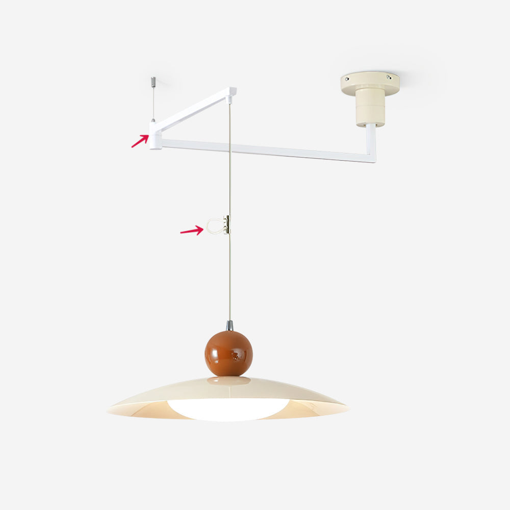 Baldur Nordic Flying Disc Movable Swing Arm Pendant Light.webp__PID:76d0405f-99a8-4bb6-b44f-b9c5b67dec06