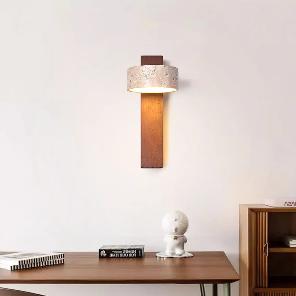 Thales Travertine Rotatable Wall Lamp scene7.webp__PID:fb6f7d67-9356-4080-aa65-6cdb1c274b0d