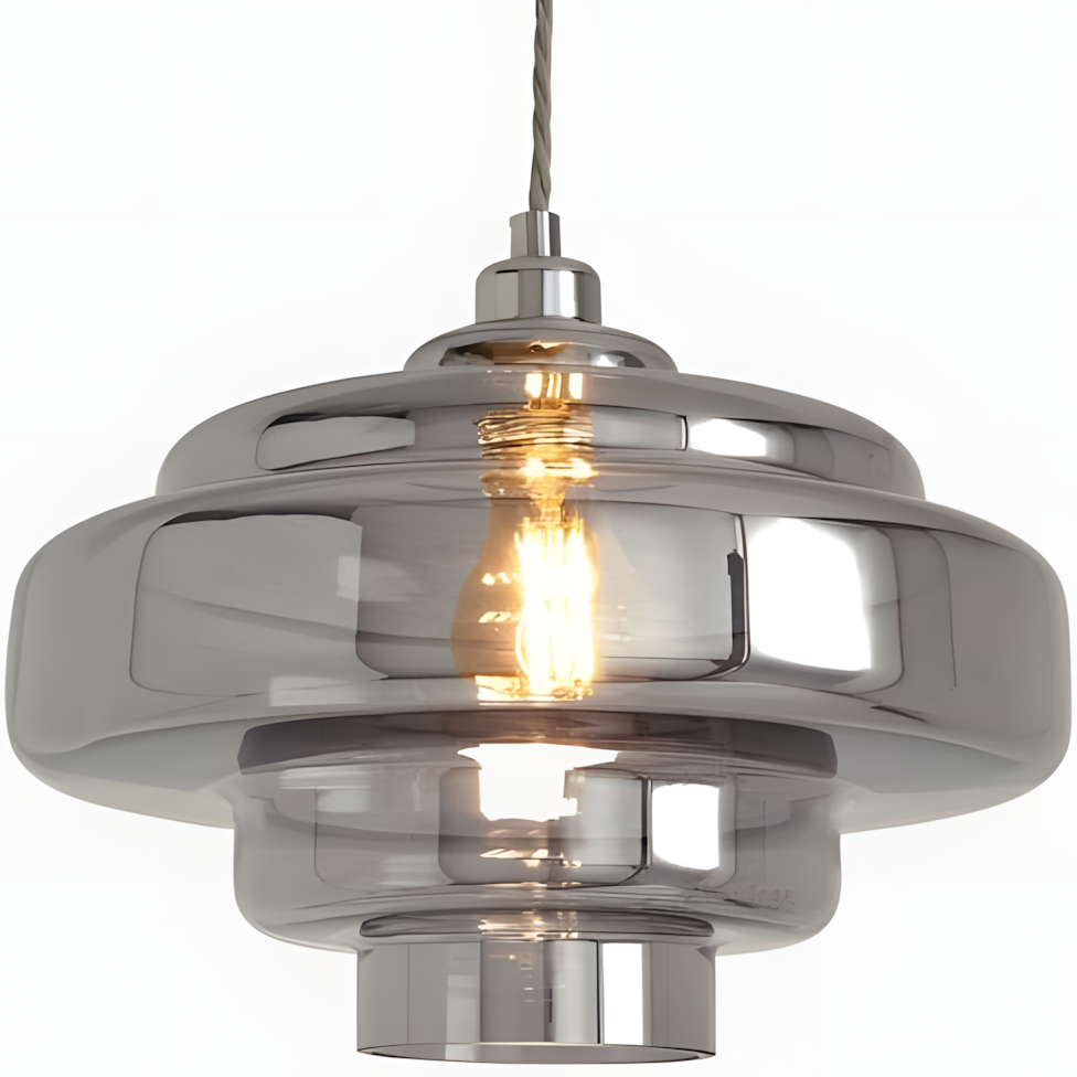 Ivon single pendant option: Smoke Grey
