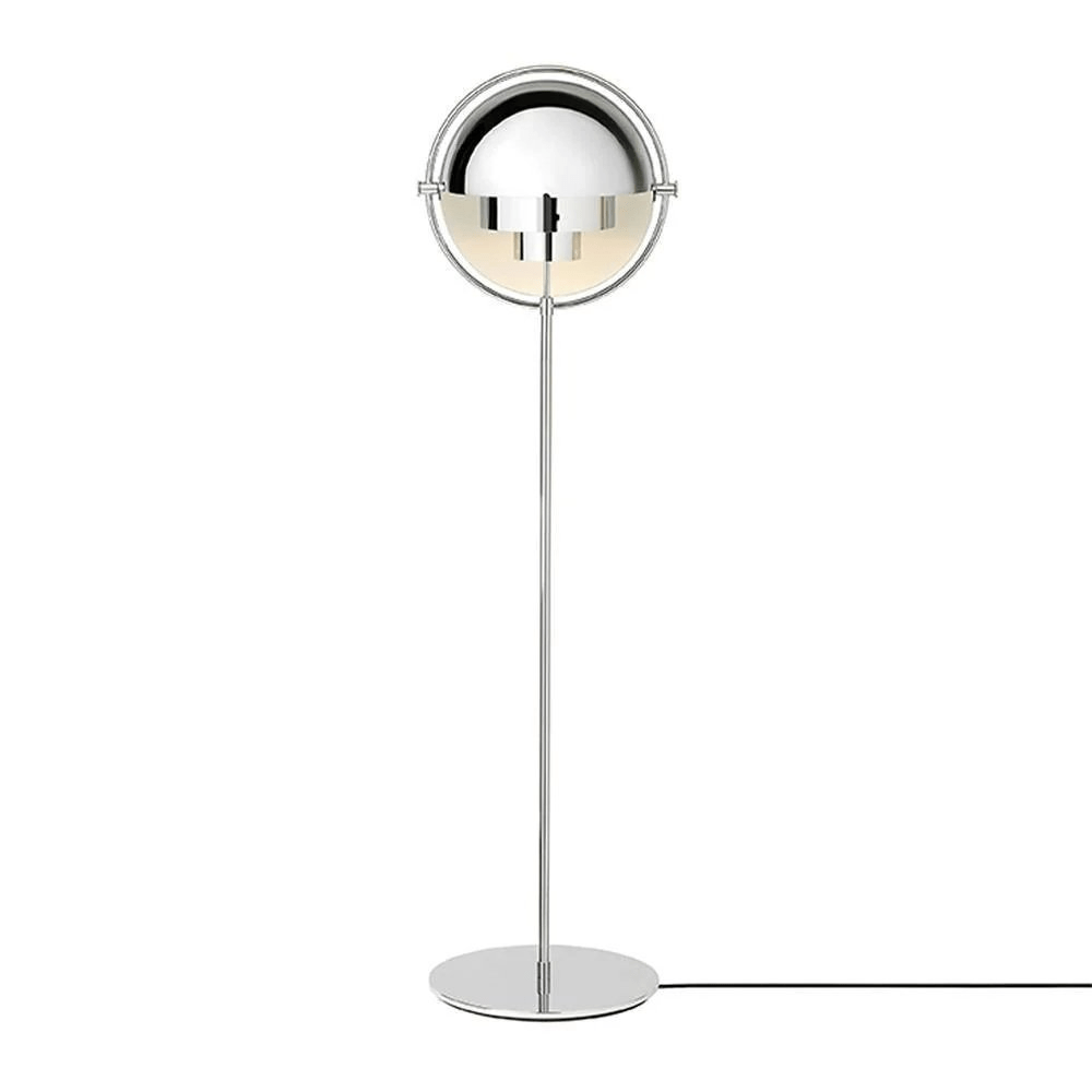 Gold and black Deformed Ball Floor Lamp finish