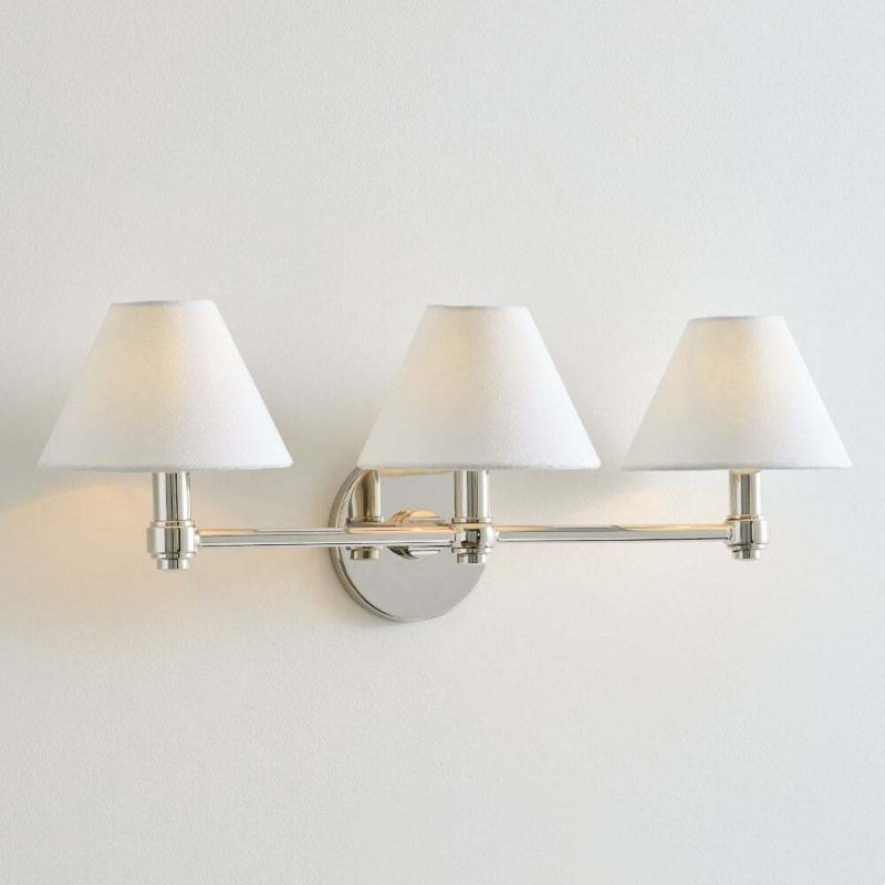 Everett 3-light Modern Fabric Cone Shade Metal Wall Sconce (17).webp__PID:a1c128f2-cd7a-48f6-8098-abe97613c805